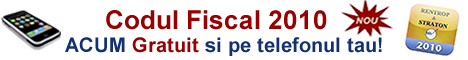 Codul fiscal 2010 - Acum pe telefonul tau