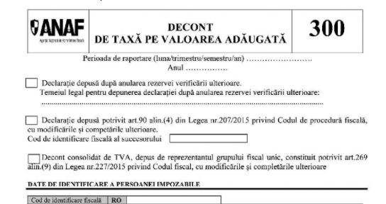 Declaratia 300 in 2022: cand se depune si cum se completeaza