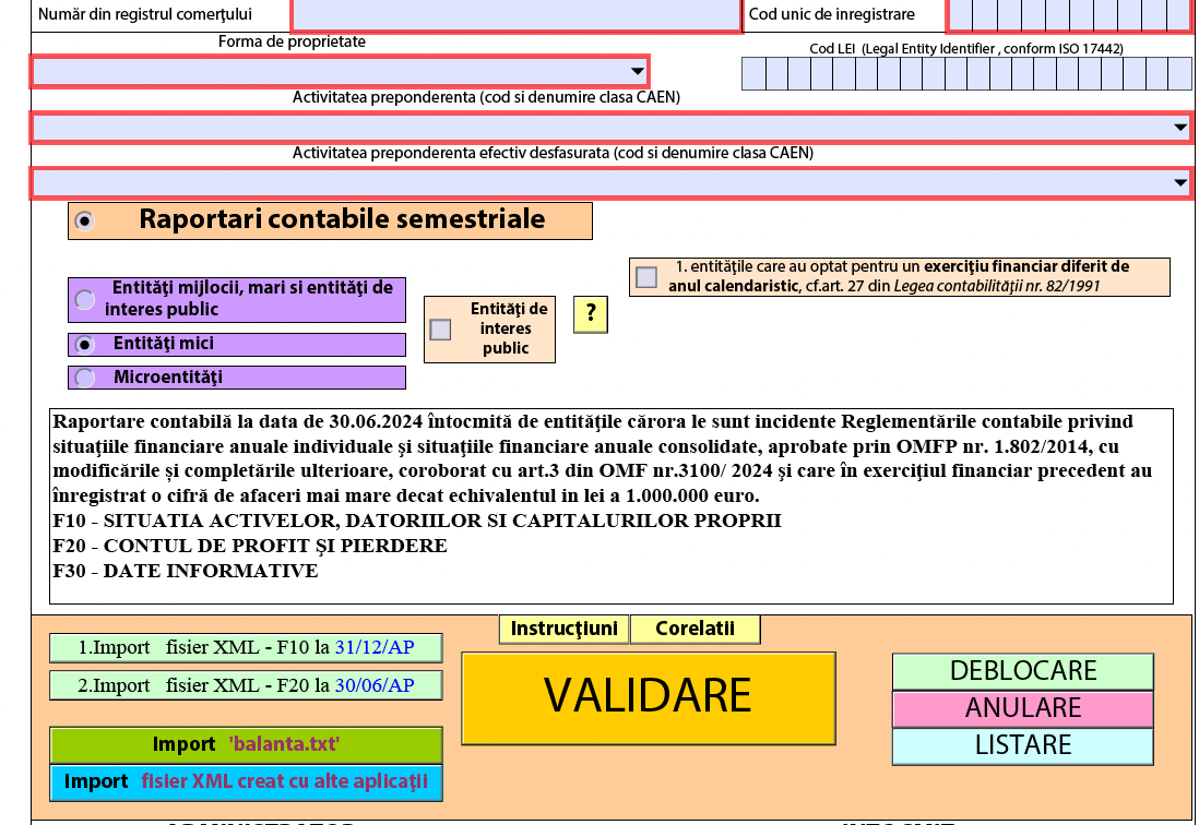 Raportari semestriale. ANAF a publicat PDF-ul inteligent pentru generarea formularelor