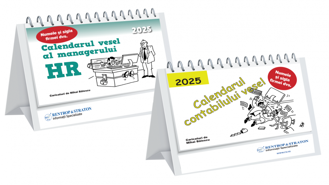 Calendrul vesel 2025 (contabilitate si HR)! Cadoul IDEAL pentru clienti, colaboratori si angajati