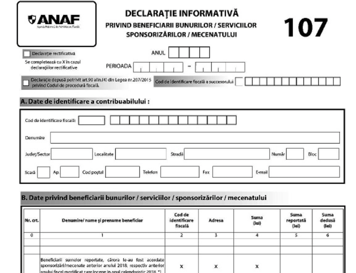 D107 in 2025. Va mai fi depus formularul de catre microintreprinderi in 2025?