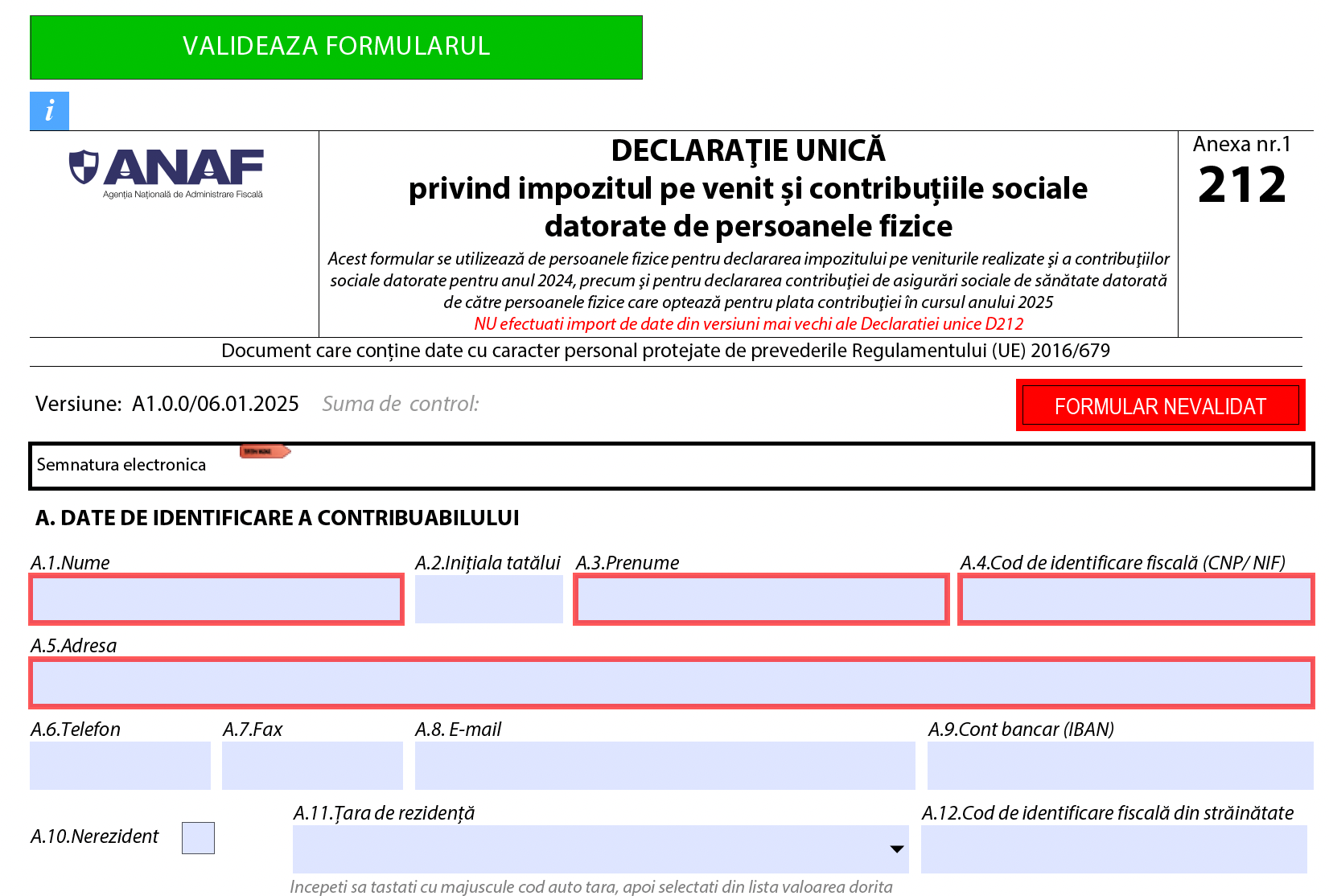Depunere declaratie unica. In ce situatii se recalculeaza CAS si CASS in 2024-2025