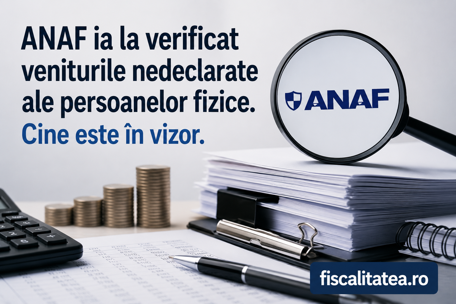 ANAF ia la verificat veniturile nedeclarate ale persoanelor fizice. Cine este in vizor, ce instrumente foloseste fiscul si cum ajunge la tine