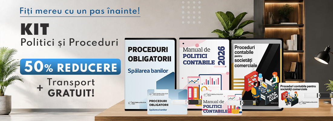 KIT Politici si Proceduri: conformitate financiar-contabila completa, intr-un singur instrument
