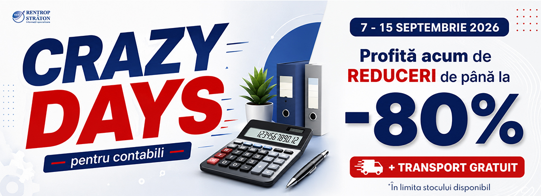 Crazy Days pentru contabili: ce ghiduri practice poti cumpara acum cu reduceri de pana la 80%